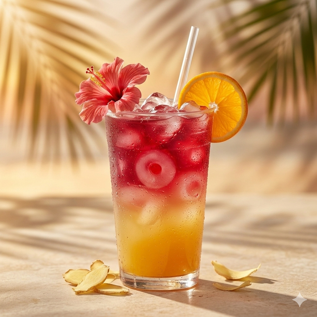 Ginger Hibiscus Tropical